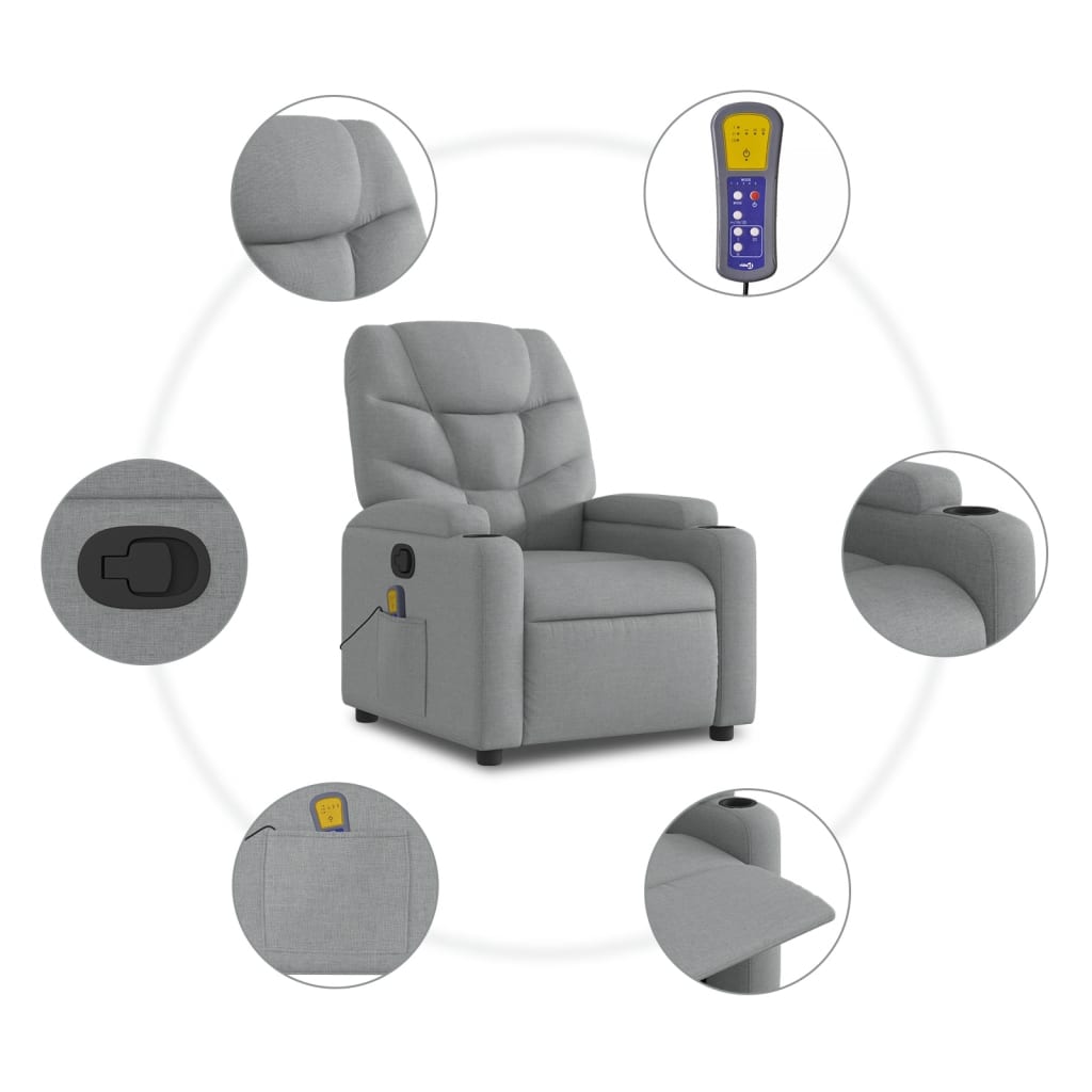 8721012185203_g_en_hd_4 vidaXL Massage Recliner Chair Light Grey Fabric - Image 6