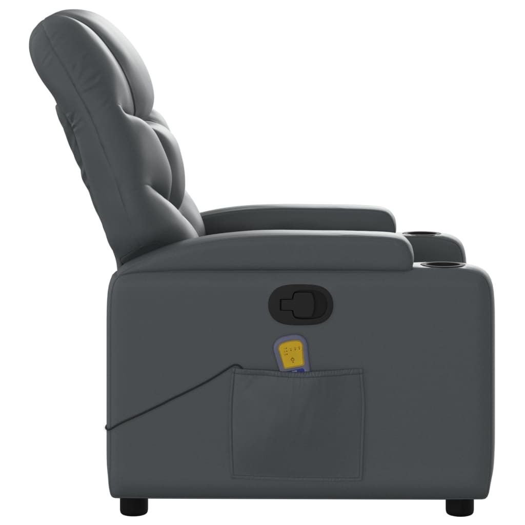 8721012185425_g_en_hd_6 vidaXL Massage Recliner Chair Grey Faux Leather - Image 8