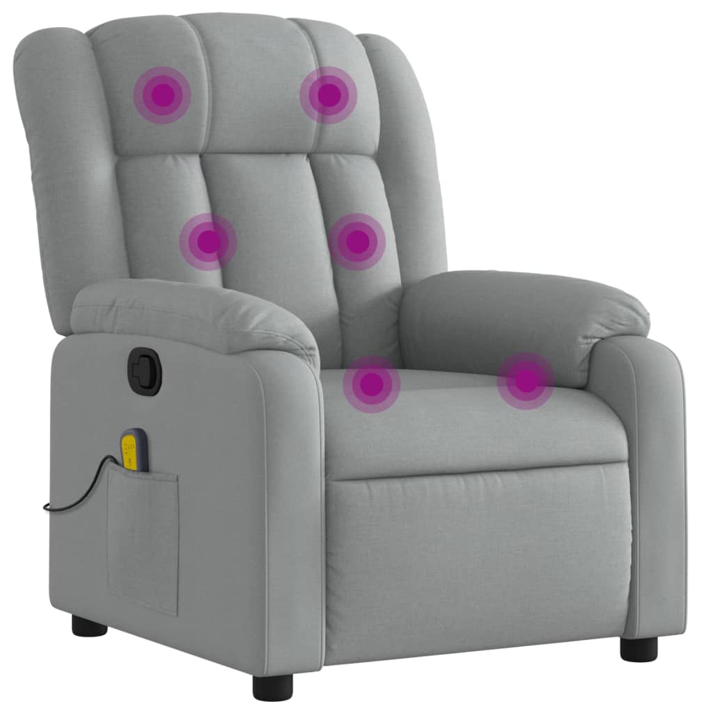 8721012187405_a_en_hd_1 vidaXL Massage Recliner Chair Light Grey Fabric - Image 2