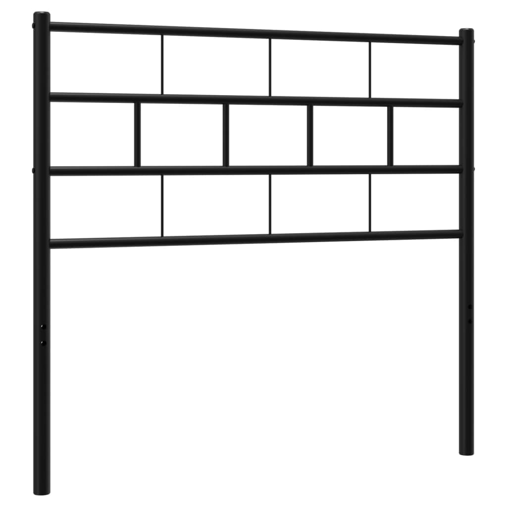 8721012188884_a_en_hd_1 vidaXL Metal Headboard Black 90 cm - Image 2
