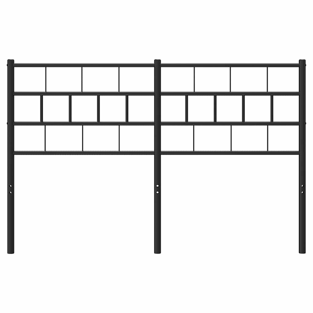8721012188921_g_en_hd_2 vidaXL Metal Headboard Black 137 cm Double - Image 4