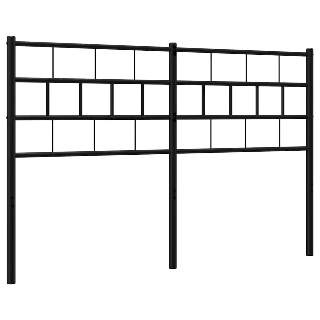 8721012188921_g_en_hd_4 vidaXL Metal Headboard Black 137 cm Double - Image 6