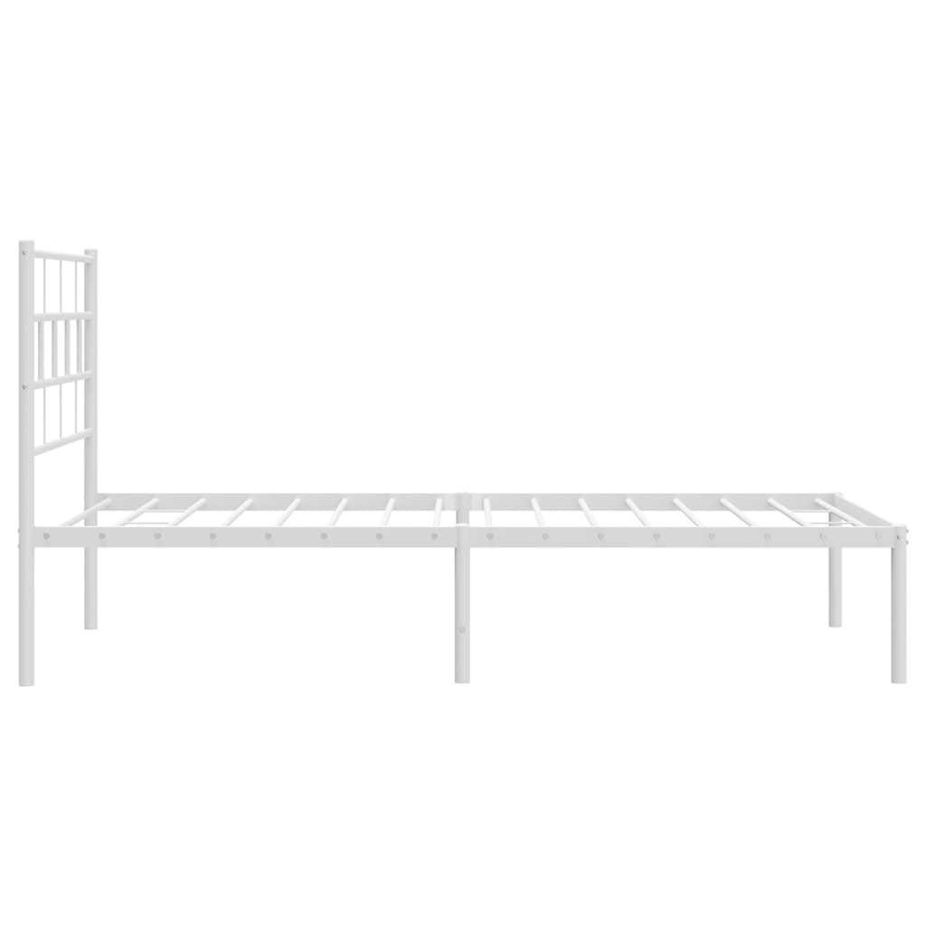 8721012189058_g_en_hd_4 vidaXL Metal Bed Frame without Mattress with Headboard White 107x203 cm King Single - Image 6