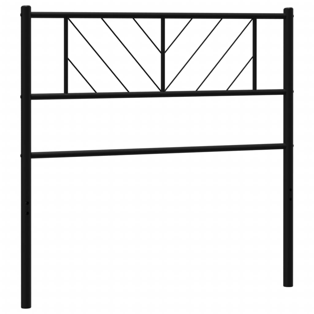 8721012189867_a_en_hd_1 vidaXL Metal Headboard Black 90 cm - Image 2