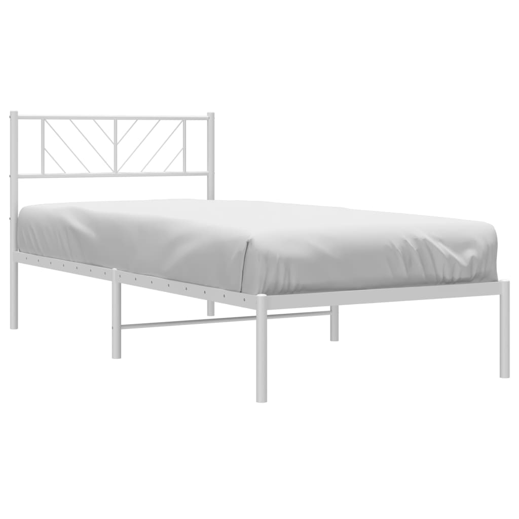 8721012189997_g_en_hd_1 vidaXL Metal Bed Frame without Mattress with Headboard White 90x190 cm - Image 3
