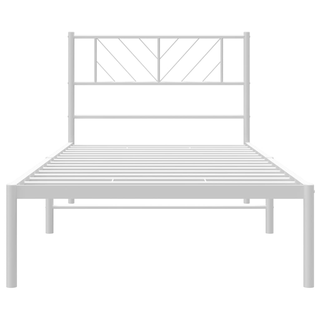 8721012189997_g_en_hd_3 vidaXL Metal Bed Frame without Mattress with Headboard White 90x190 cm - Image 5