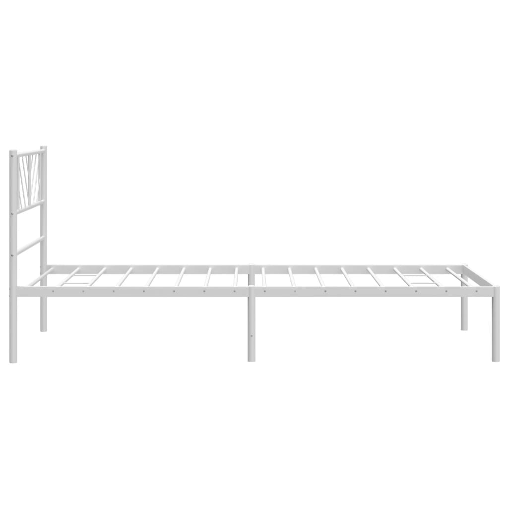 8721012189997_g_en_hd_4 vidaXL Metal Bed Frame without Mattress with Headboard White 90x190 cm - Image 6