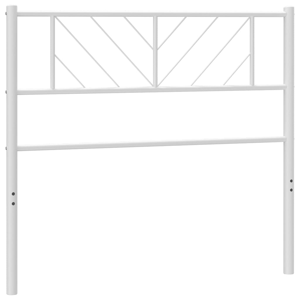 8721012190351_a_en_hd_1 vidaXL Metal Headboard White 90 cm - Image 2