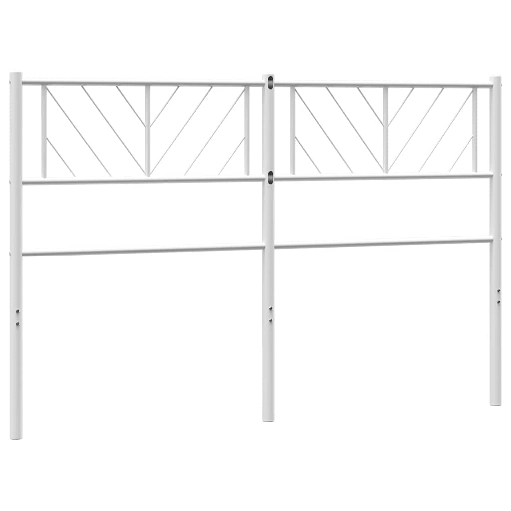 8721012190399_g_en_hd_4 vidaXL Metal Headboard White 137 cm Double - Image 6