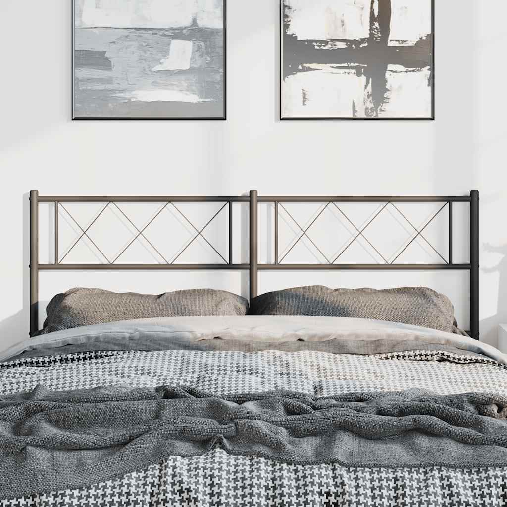 8721012190887_g_en_hd_1 vidaXL Metal Headboard Black 137 cm Double - Image 3