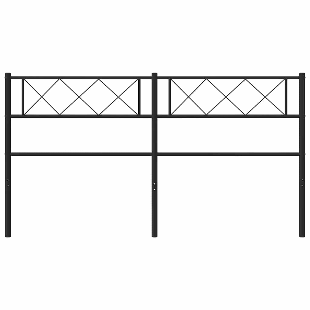 8721012190887_g_en_hd_2 vidaXL Metal Headboard Black 137 cm Double - Image 4