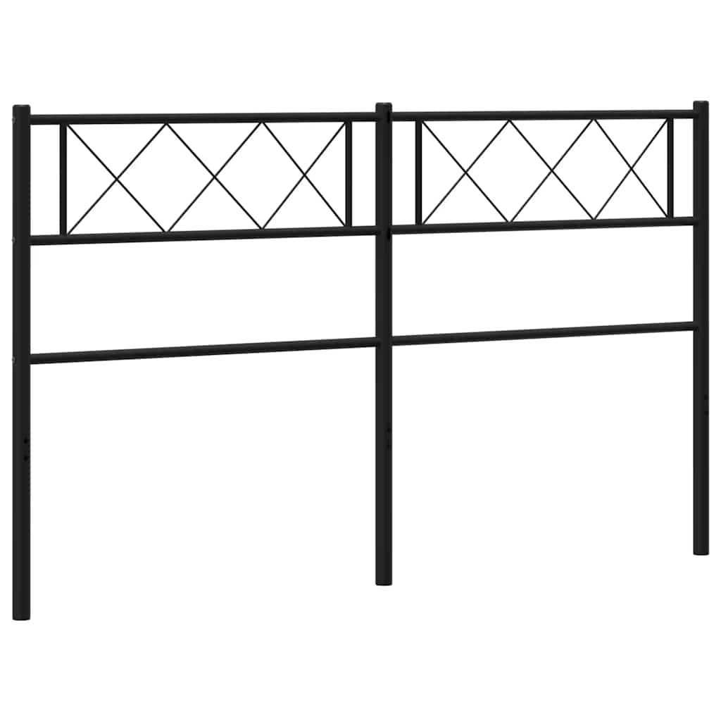 8721012190887_g_en_hd_4 vidaXL Metal Headboard Black 137 cm Double - Image 6