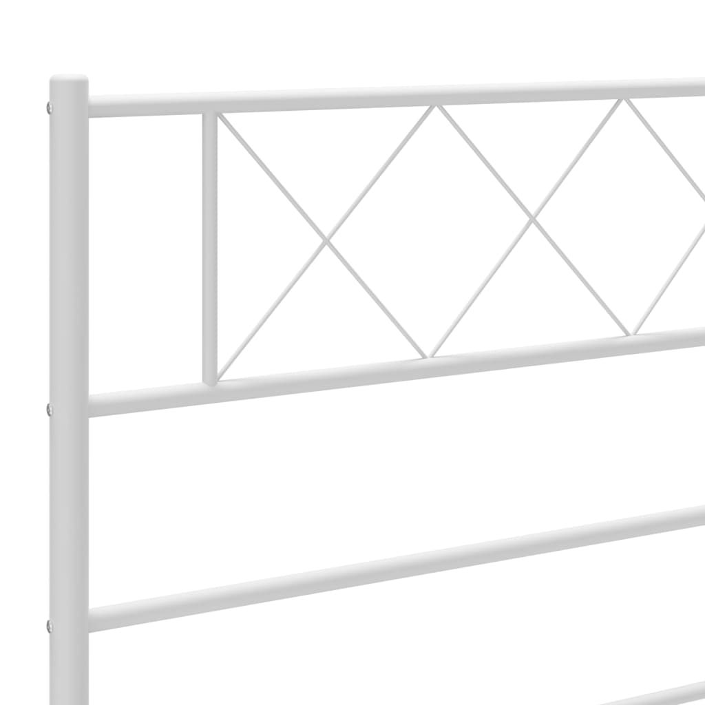 8721012191099_g_en_hd_6 vidaXL Metal Bed Frame without Mattress with Headboard White 183x203 cm King - Image 8