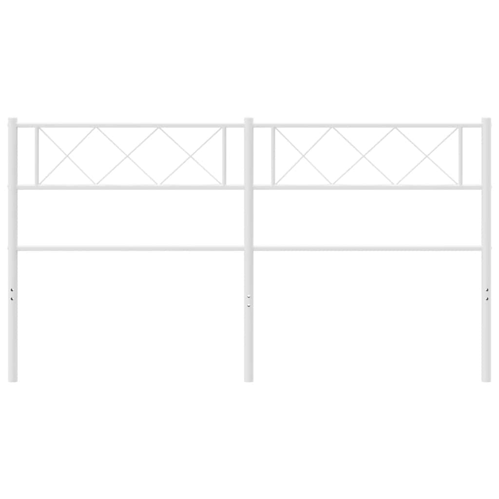 8721012191372_g_en_hd_2 vidaXL Metal Headboard White 137 cm Double - Image 4