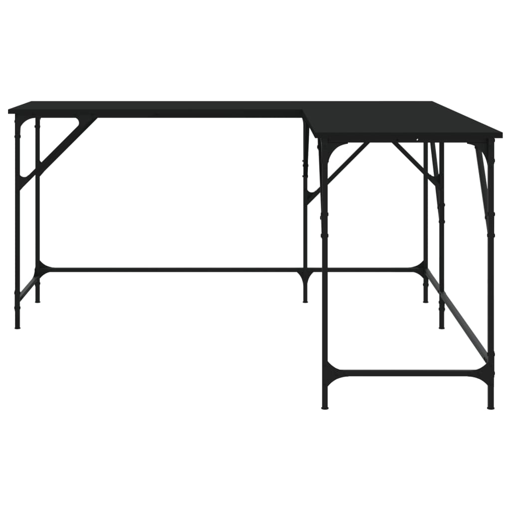 8721012193642_g_en_hd_3 vidaXL Desk Black 149x149x75 cm Engineered Wood - Image 6