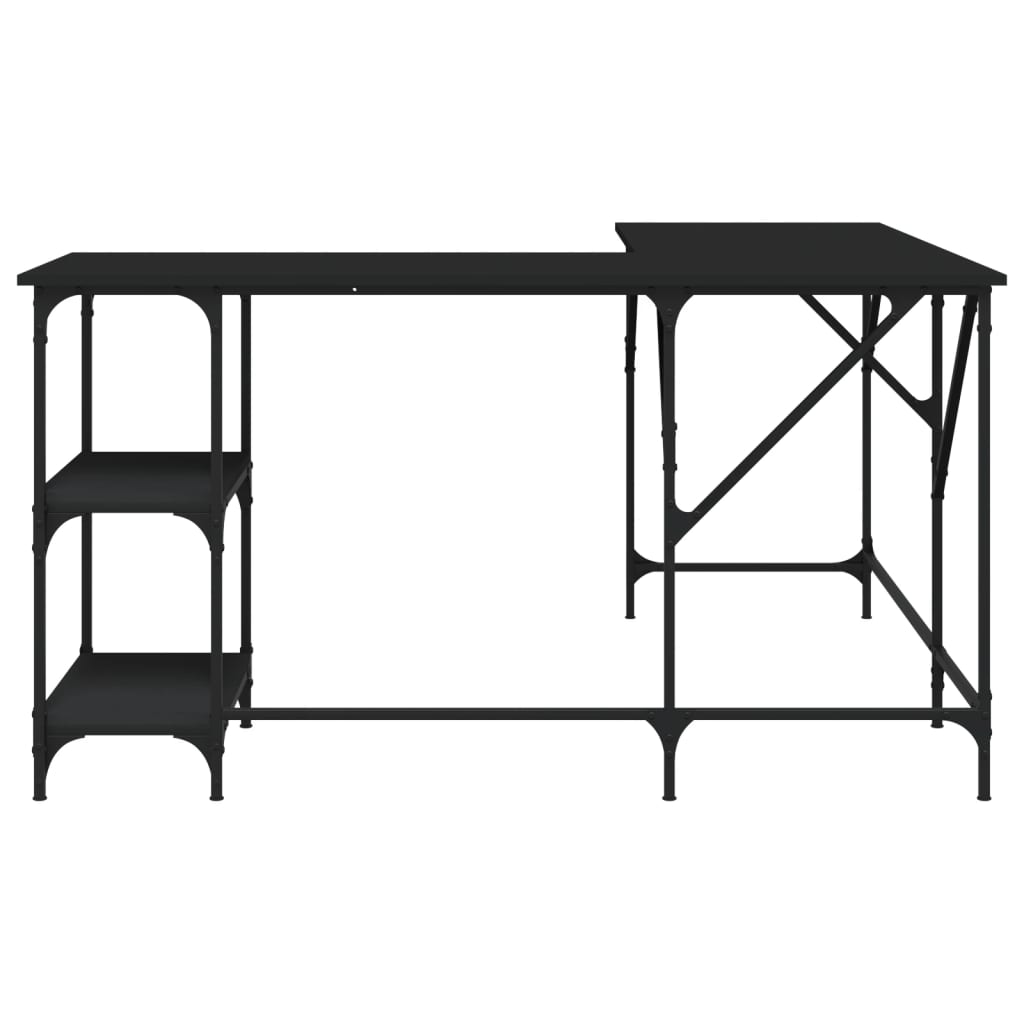 8721012193697_g_en_hd_2 vidaXL Desk Black 139x139x75 cm Engineered Wood - Image 5