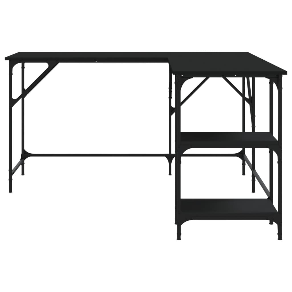 8721012193697_g_en_hd_3 vidaXL Desk Black 139x139x75 cm Engineered Wood - Image 6