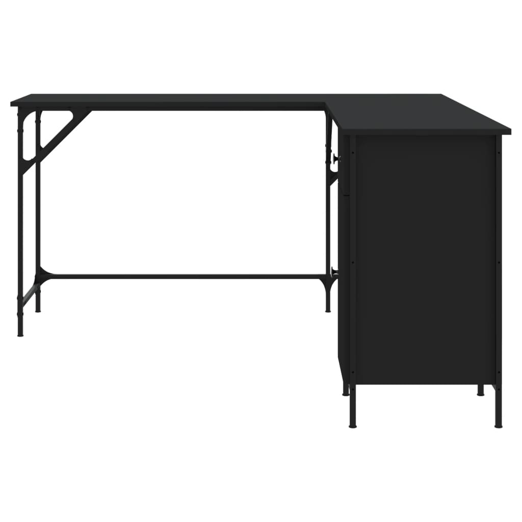 8721012193796_g_en_hd_3 vidaXL Desk Black 141x141x75 cm Engineered Wood - Image 6