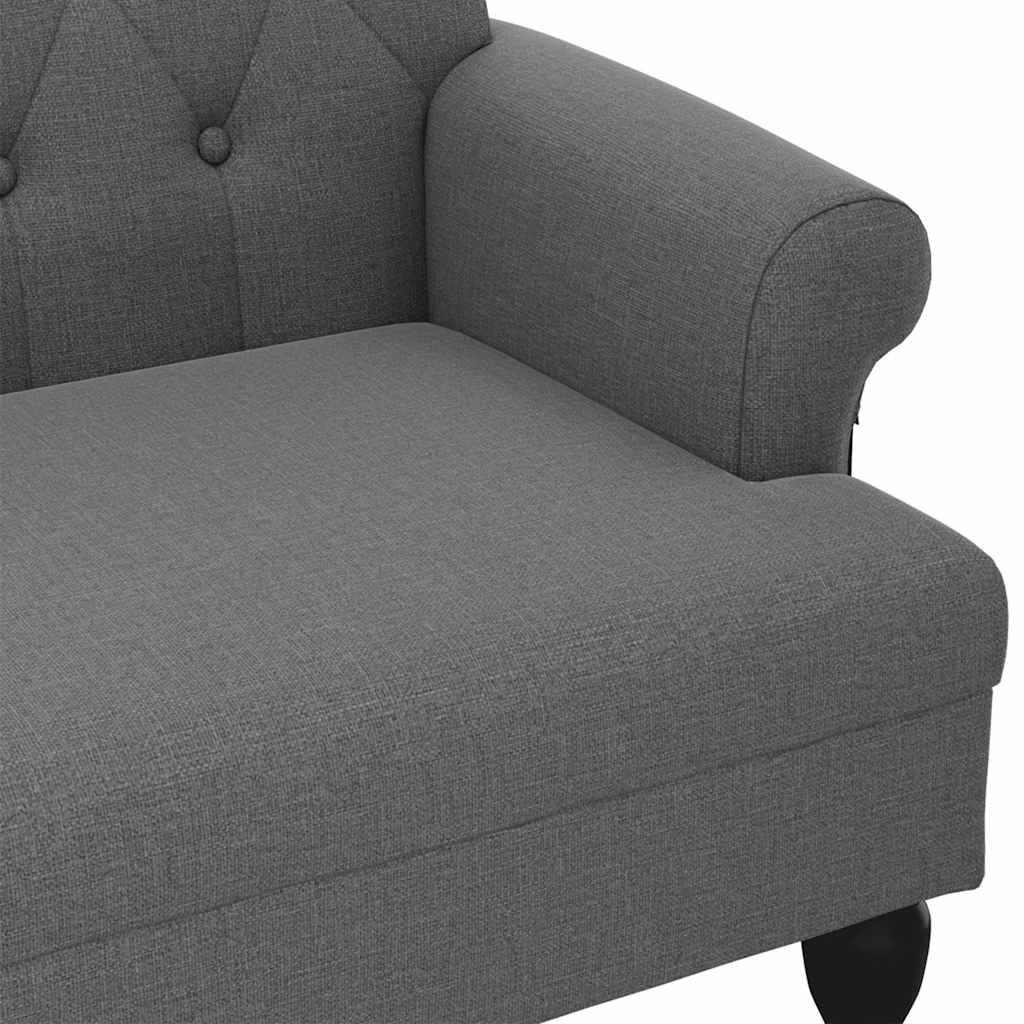 8721012198265_g_en_hd_5 vidaXL Bench with Backrest Dark Grey 120x62x75.5 cm Fabric - Image 7