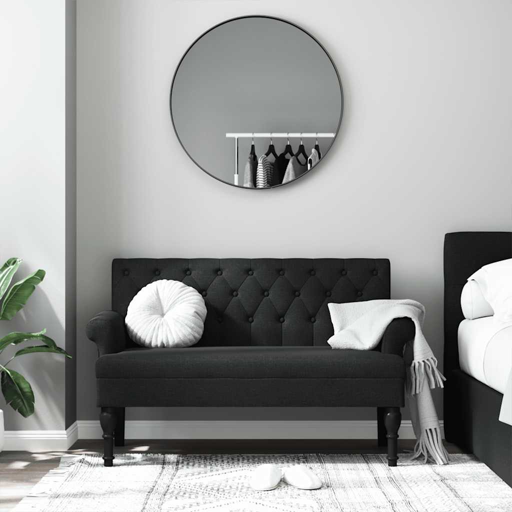 8721012198272_g_en_hd_1 vidaXL Bench with Backrest Black 120x62x75.5 cm Fabric - Image 3