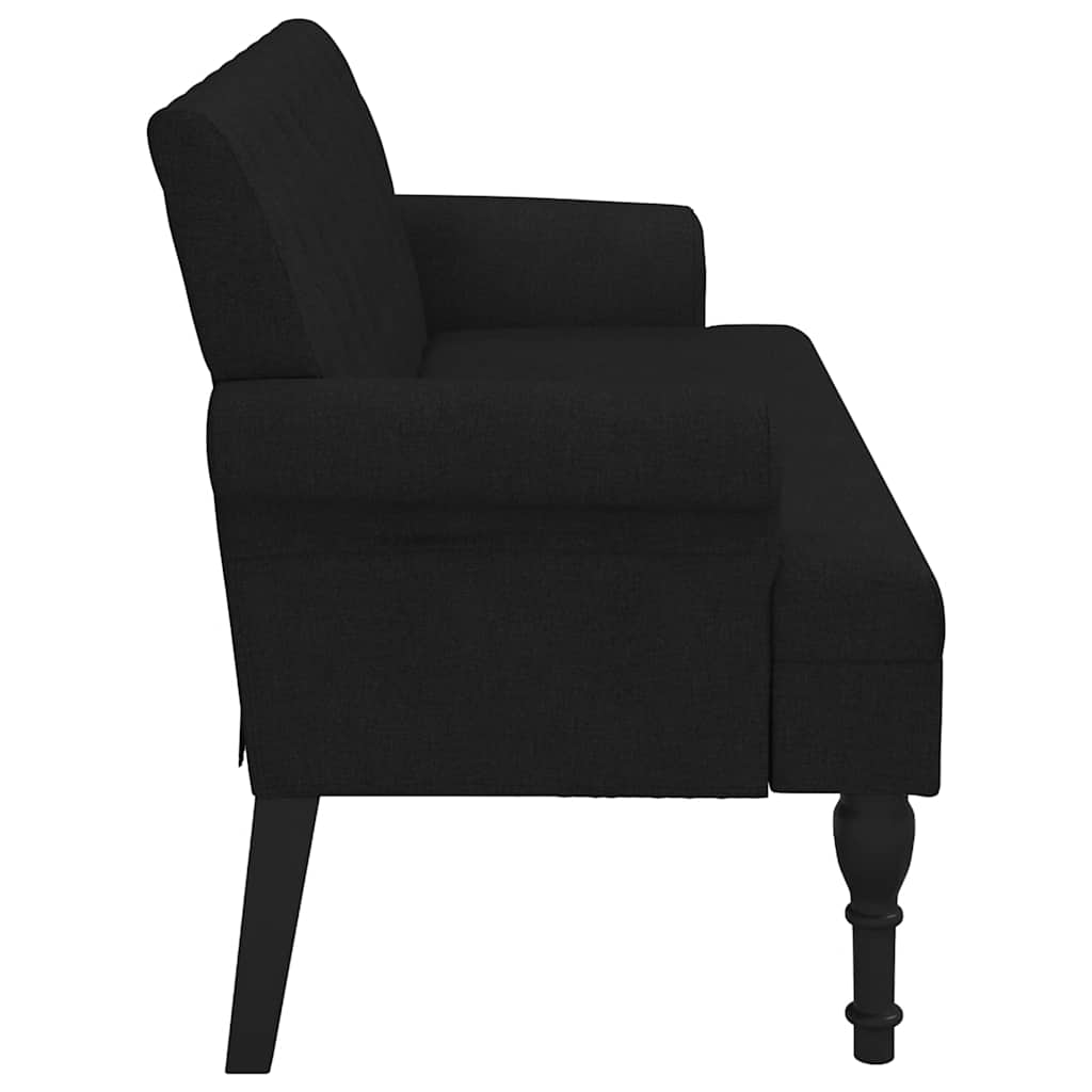 8721012198272_g_en_hd_3 vidaXL Bench with Backrest Black 120x62x75.5 cm Fabric - Image 5