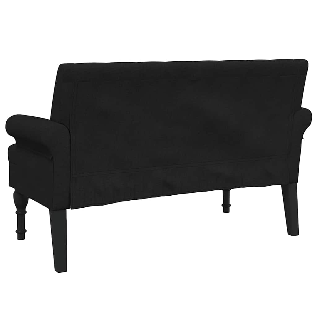 8721012198272_g_en_hd_4 vidaXL Bench with Backrest Black 120x62x75.5 cm Fabric - Image 6