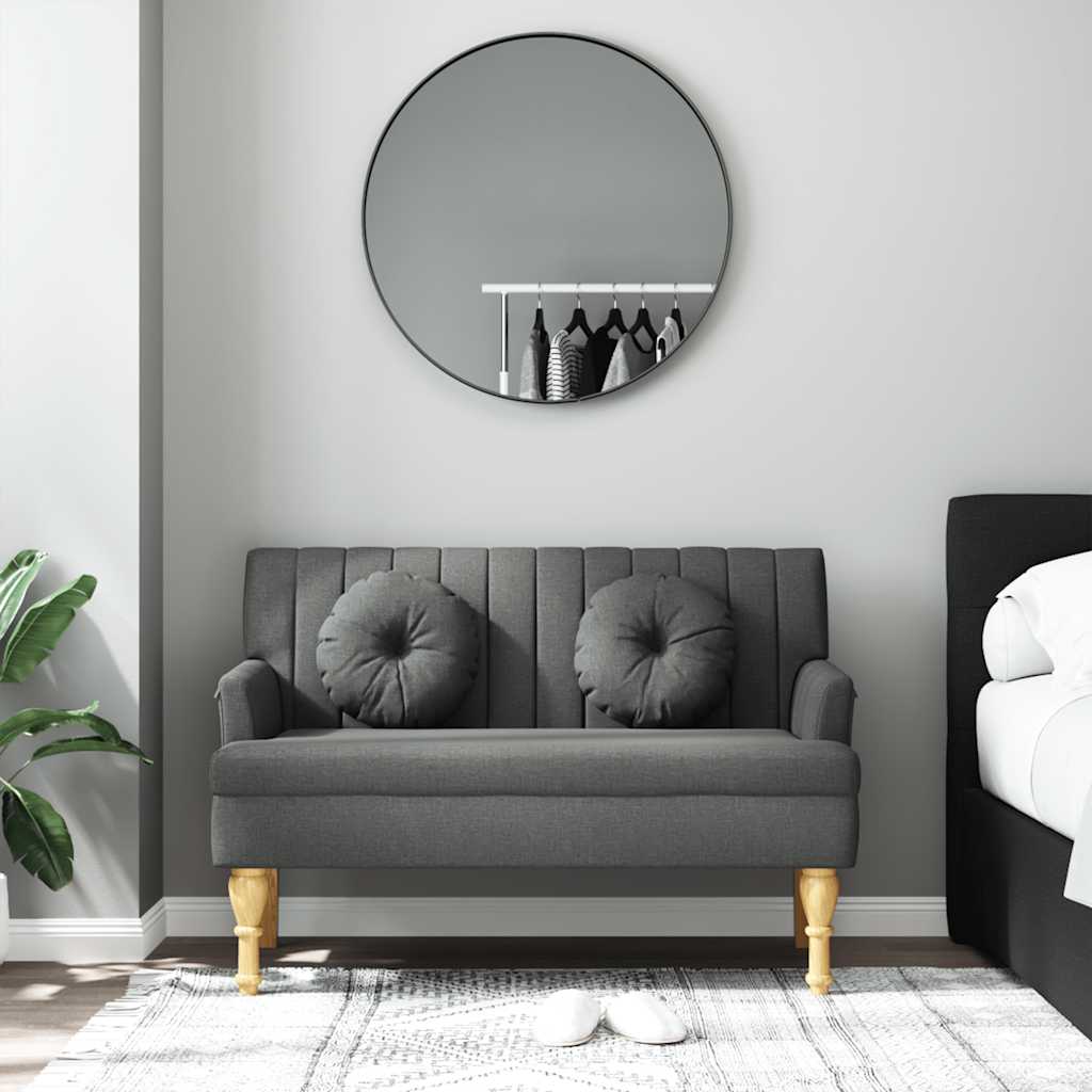 8721012198364_g_en_hd_1 vidaXL Bench with Cushions Dark Grey 113x64.5x75.5 cm Fabric - Image 3