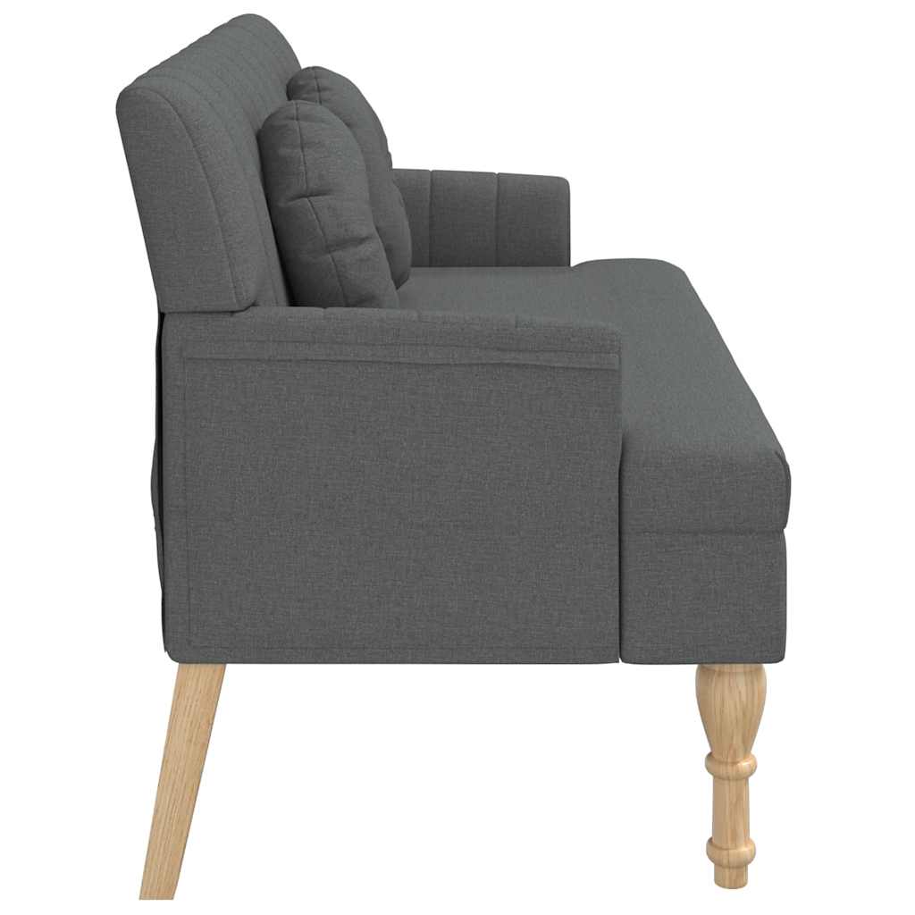 8721012198364_g_en_hd_3 vidaXL Bench with Cushions Dark Grey 113x64.5x75.5 cm Fabric - Image 5