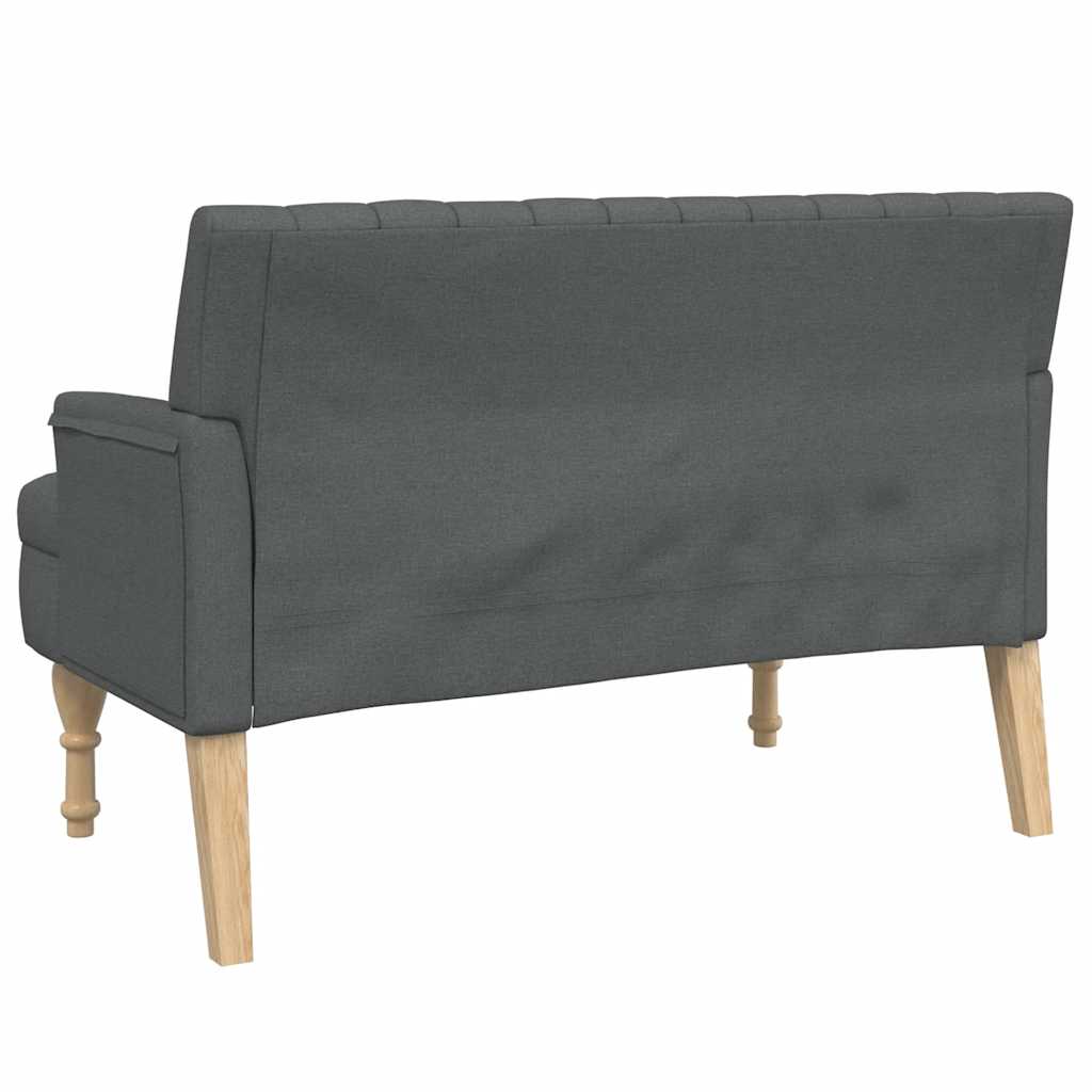8721012198364_g_en_hd_4 vidaXL Bench with Cushions Dark Grey 113x64.5x75.5 cm Fabric - Image 6
