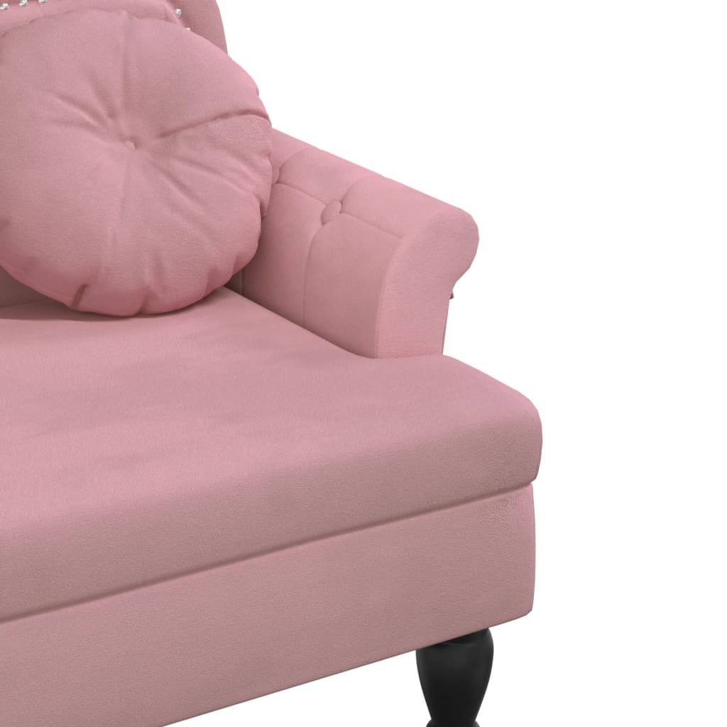 8721012198487_g_en_hd_4 vidaXL Bench with Cushions Pink 120.5x65x75 cm Velvet - Image 6