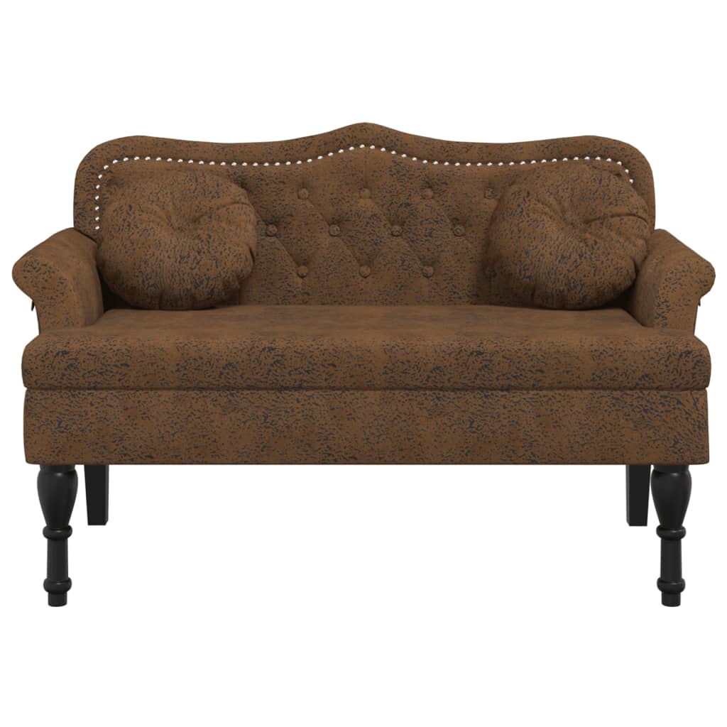 8721012198548_g_en_hd_1 vidaXL Bench with Cushions Brown 120.5x65x75 cm Faux Suede Leather - Image 3