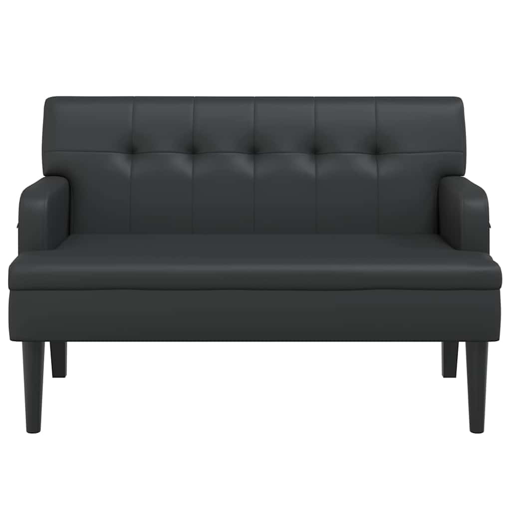 8721012198586_g_en_hd_2 vidaXL Bench with Backrest Black 112x65.5x75 cm Faux Leather - Image 4