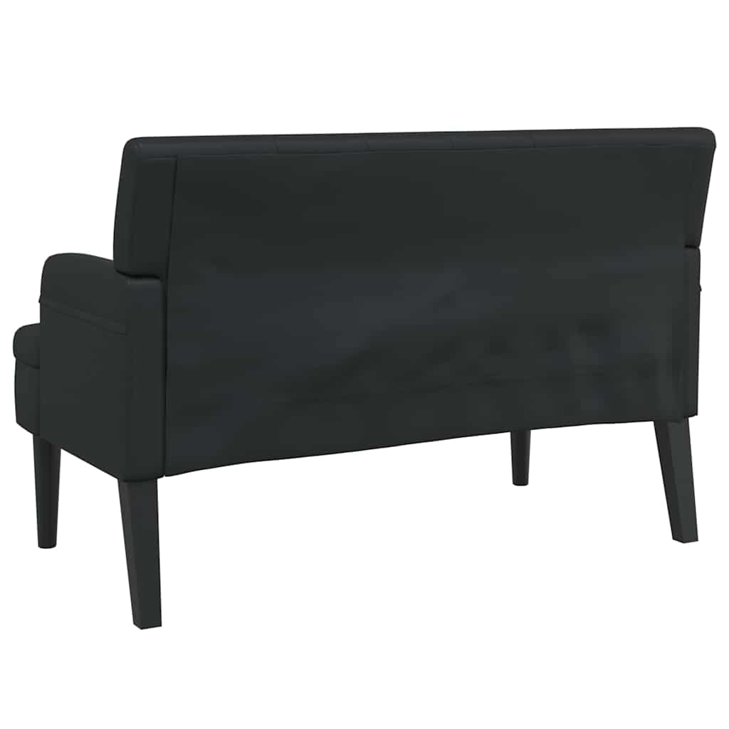 8721012198586_g_en_hd_4 vidaXL Bench with Backrest Black 112x65.5x75 cm Faux Leather - Image 6