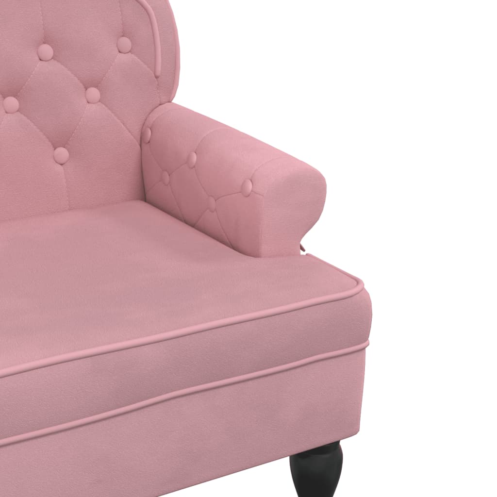8721012198647_g_en_hd_4 vidaXL Bench with Backrest Pink 119.5x64.5x75 cm Velvet - Image 6