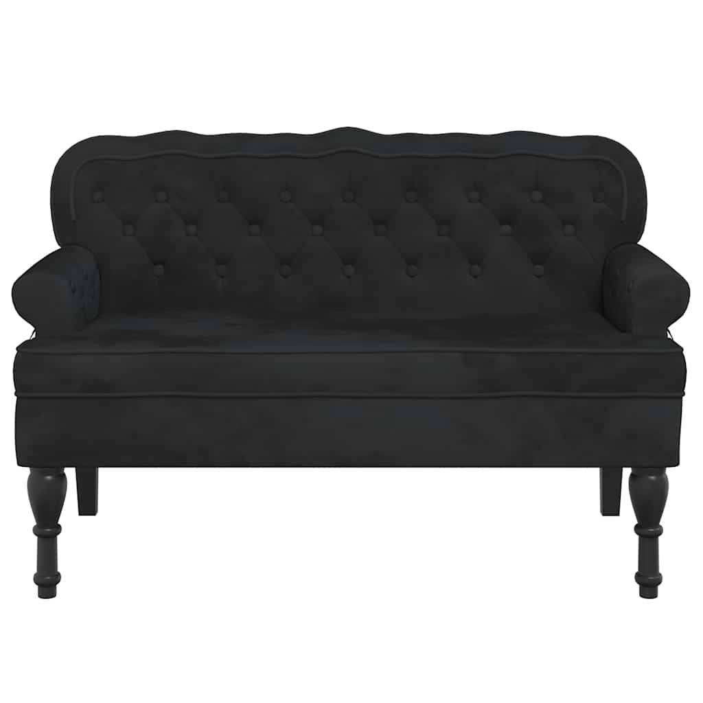 8721012198661_g_en_hd_2 vidaXL Bench with Backrest Black 119.5x64.5x75 cm Velvet - Image 4