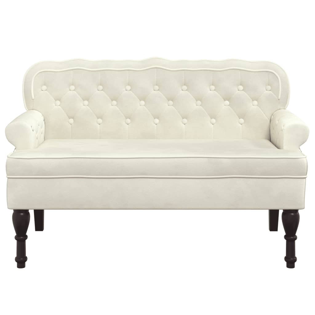 8721012198685_g_en_hd_1 vidaXL Bench with Backrest Cream 119.5x64.5x75 cm Velvet - Image 3