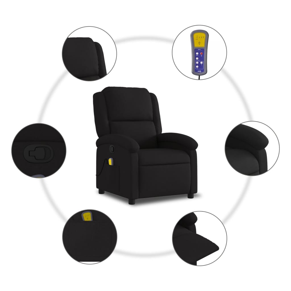 8721012199576_g_en_hd_6 vidaXL Massage Recliner Chair Black Fabric - Image 8