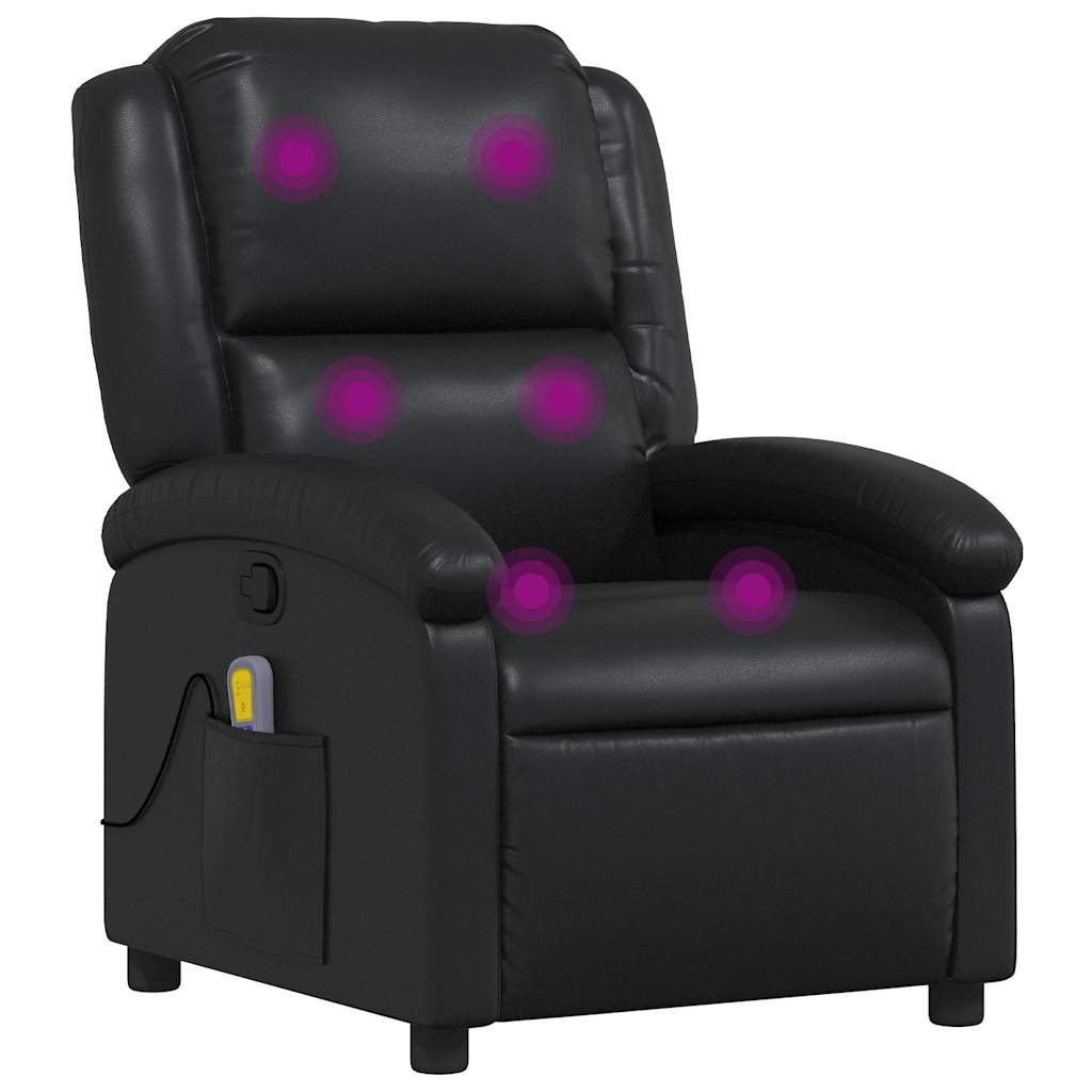 8721012199743_a_en_hd_1 vidaXL Massage Recliner Chair Black Faux Leather - Image 2
