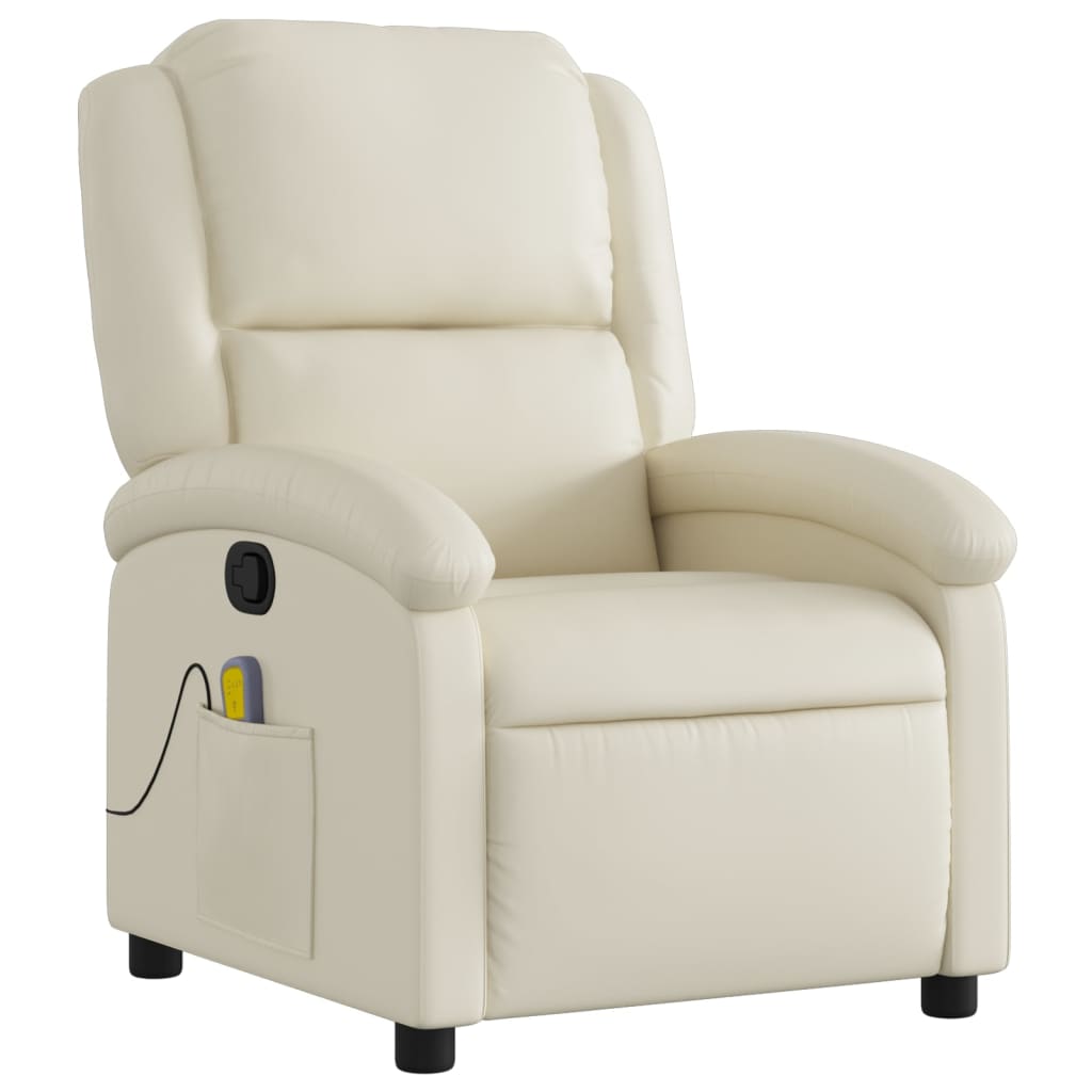 8721012199750_g_en_hd_1 vidaXL Massage Recliner Chair Cream Faux Leather - Image 3