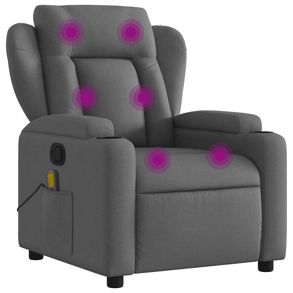 8721012200623_a_en_hd_1 vidaXL Massage Recliner Chair Dark Grey Fabric - Image 2