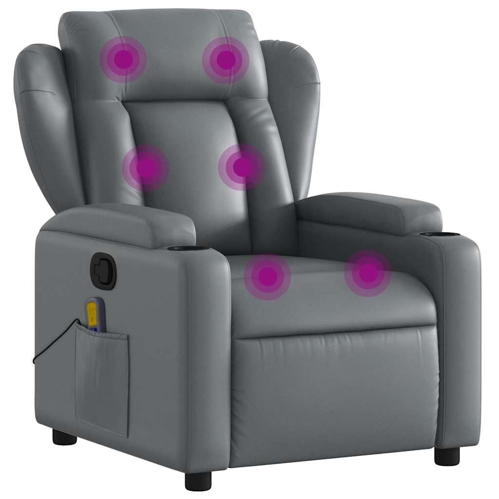 8721012200838_a_en_hd_1 vidaXL Massage Recliner Chair Grey Faux Leather - Image 2