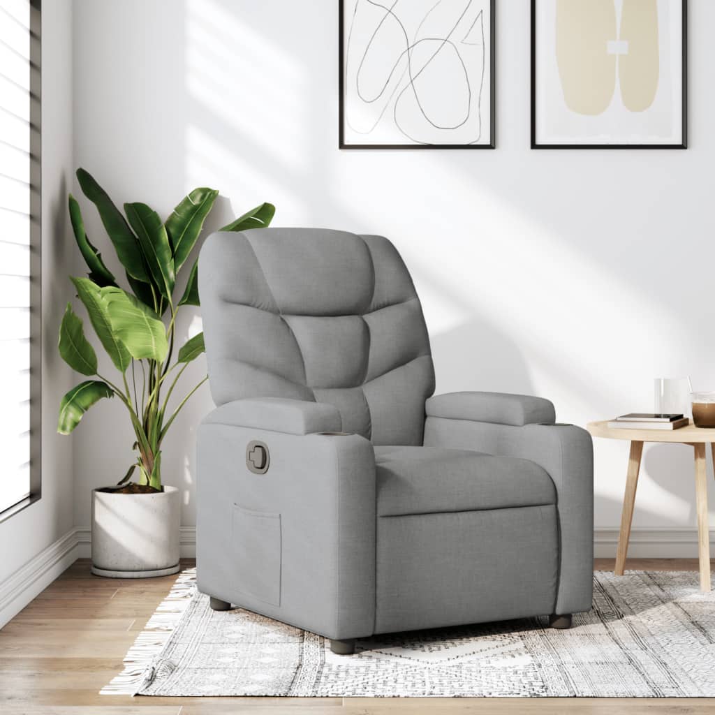 8721012200876_m_en_hd_1 vidaXL Recliner Chair Light Grey Fabric - Image 1