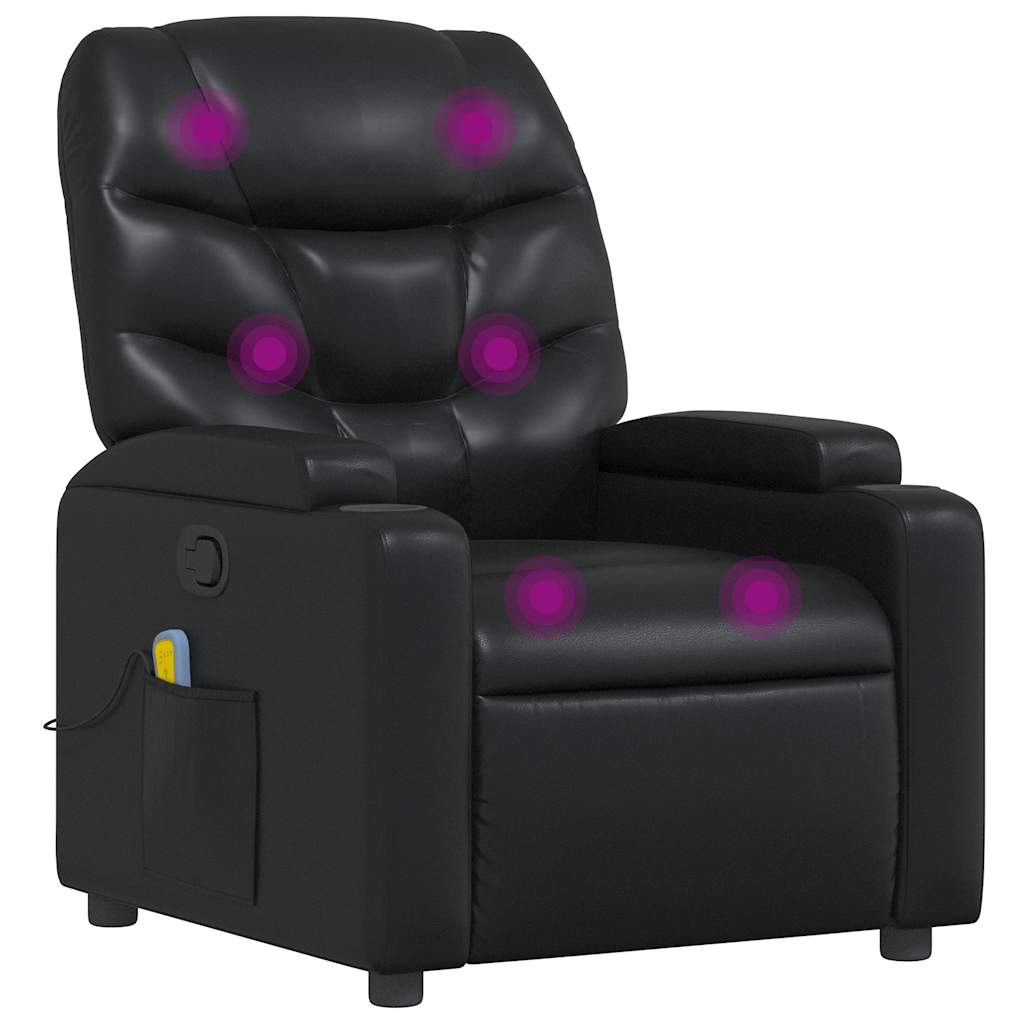 8721012201187_a_en_hd_1 vidaXL Massage Recliner Chair Black Faux Leather - Image 2