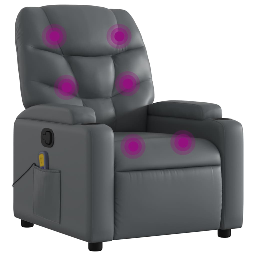 8721012201217_a_en_hd_1 vidaXL Massage Recliner Chair Grey Faux Leather - Image 2