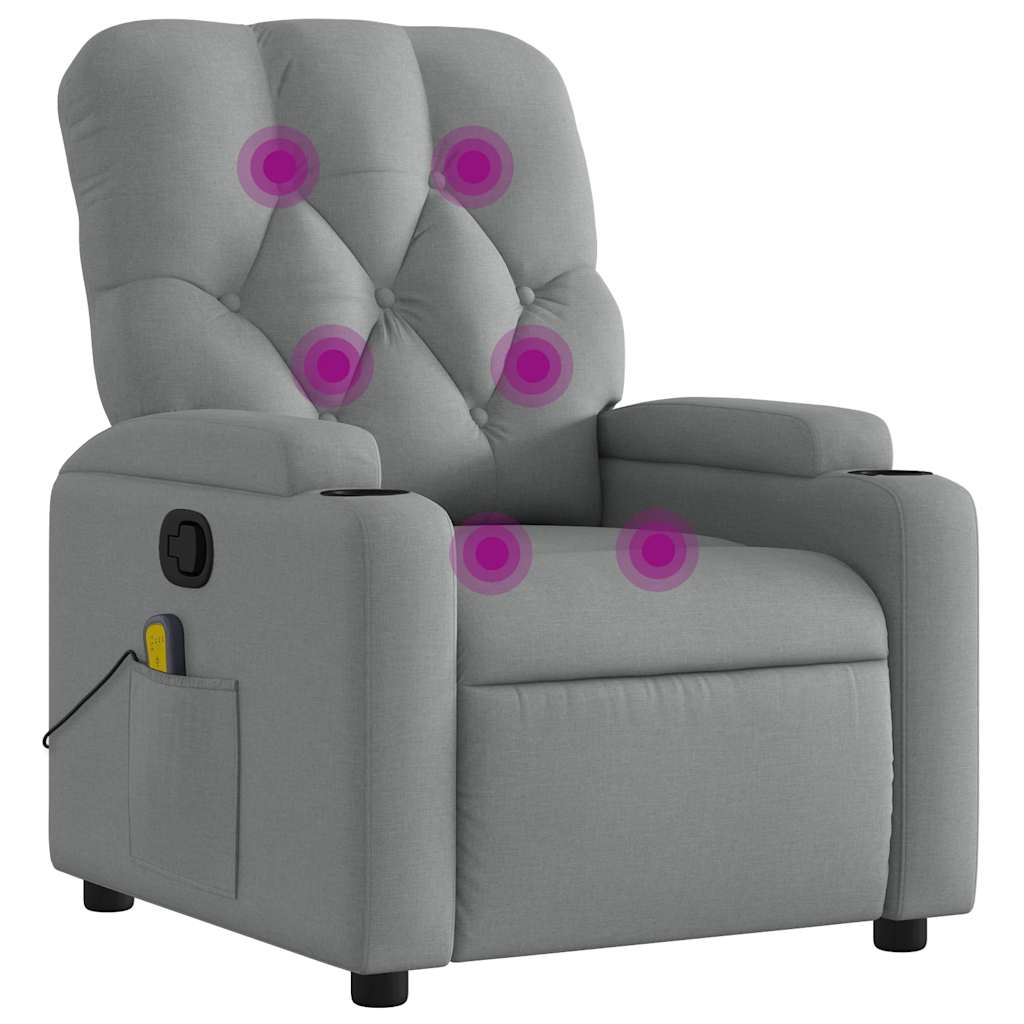 8721012201378_a_en_hd_1 vidaXL Massage Recliner Chair Light Grey Fabric - Image 2