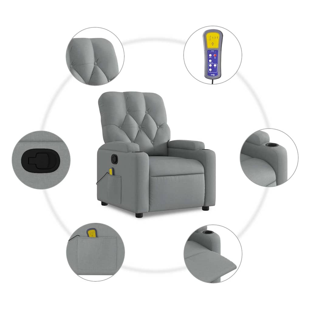 8721012201378_g_en_hd_5 vidaXL Massage Recliner Chair Light Grey Fabric - Image 7