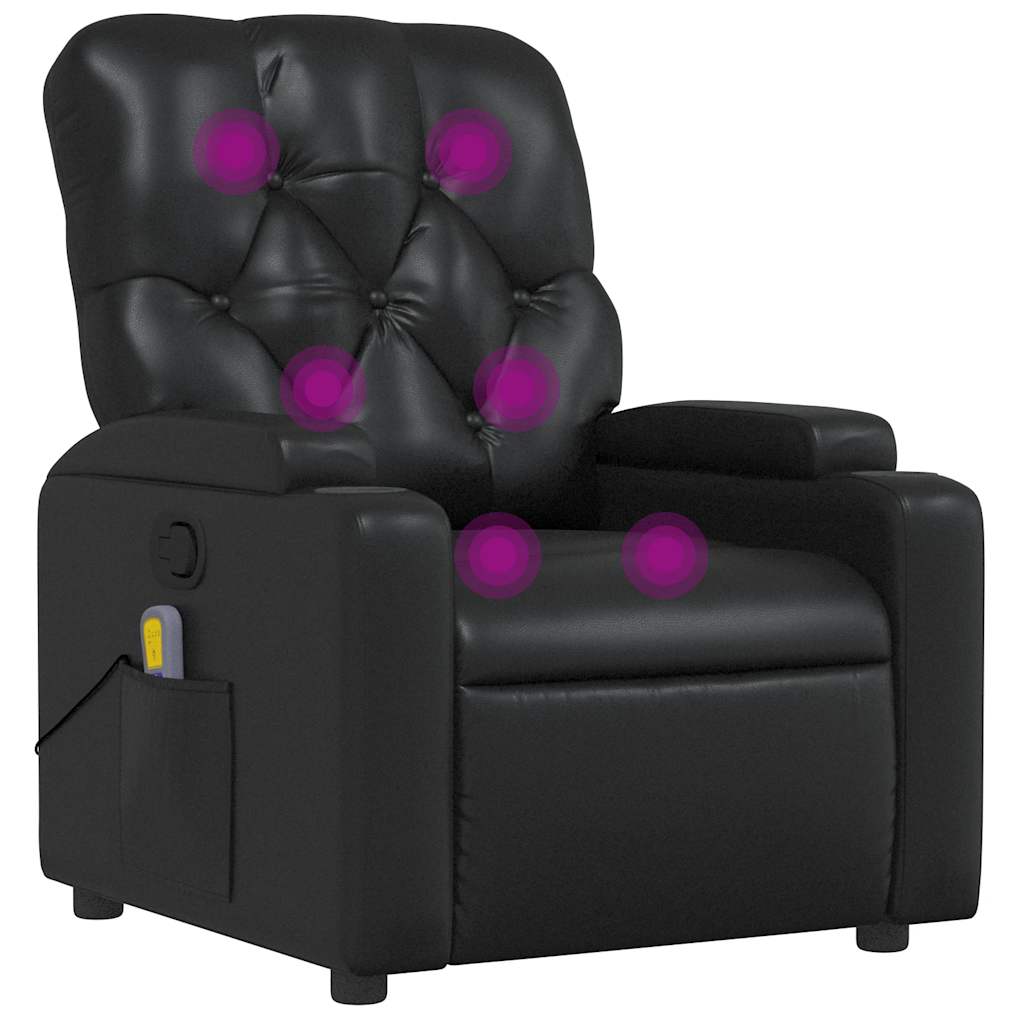 8721012201569_a_en_hd_1 vidaXL Massage Recliner Chair Black Faux Leather - Image 2