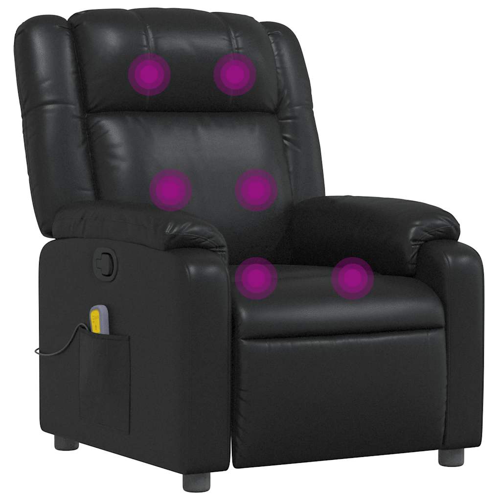 8721012202825_a_en_hd_1 vidaXL Massage Recliner Chair Black Faux Leather - Image 2