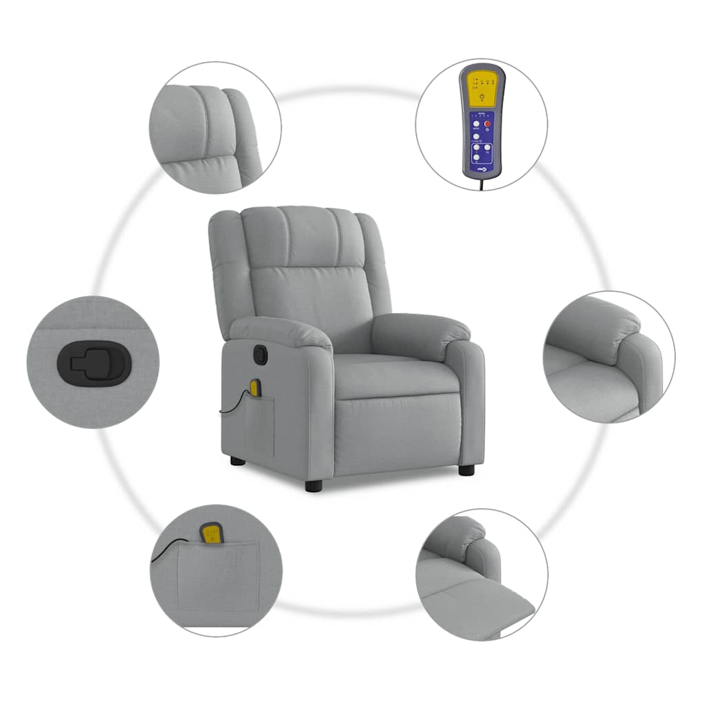 8721012203013_g_en_hd_5 vidaXL Massage Recliner Chair Light Grey Fabric - Image 7