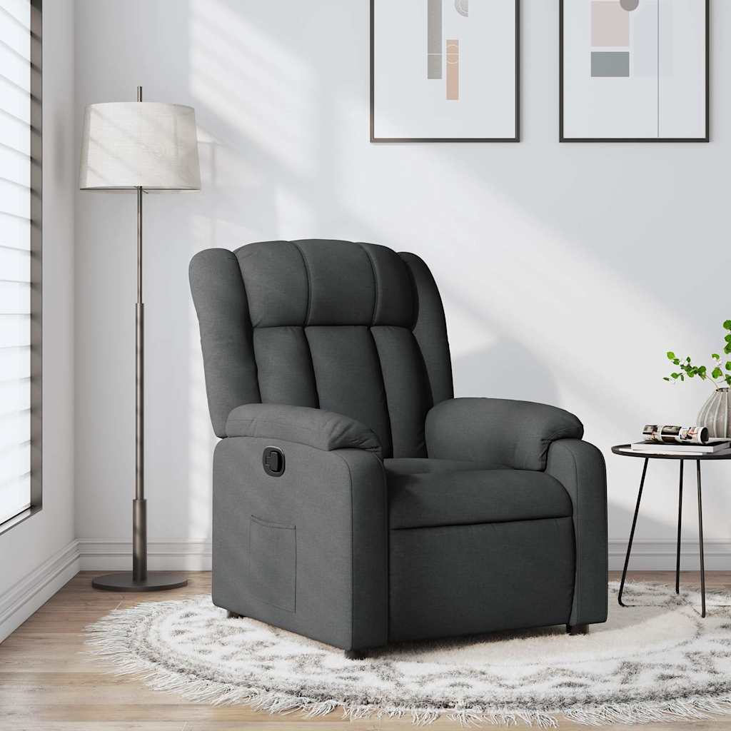 8721012203280_m_en_hd_1 vidaXL Recliner Chair Dark Grey Fabric - Image 1